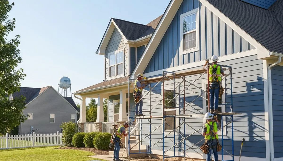 Siding repair services in Indianapolis, IN for damaged and aging home exterior siding