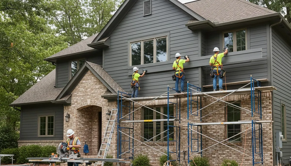 Siding repair service in Indianapolis, IN for damaged home exterior panels