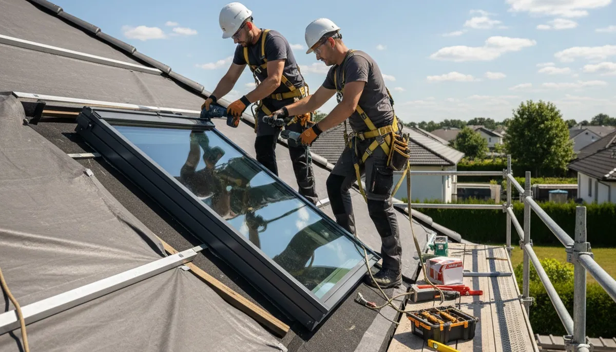 Skylight installation by FX Remodeling & Exteriors in Indianapolis, IN for durable, weather-ready roofing performance